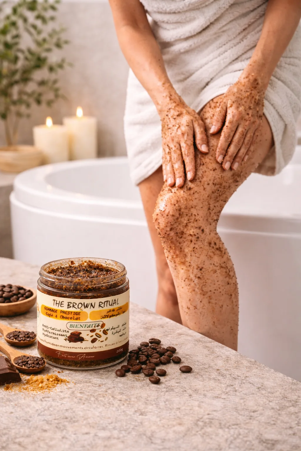 Gommage Café & Chocolat – Soin Exfoliant Prestige