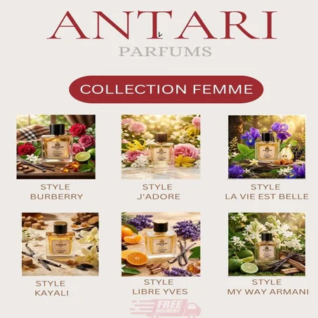 TROIS PARFUMS MIXTES AU CHOIX