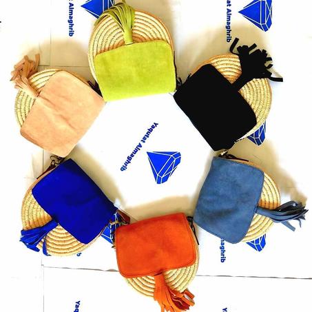 Moroccan Raffia bags حقائب الرافية المغربية