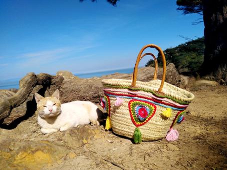 Handmade straw basket سلة تقليدية مغربية