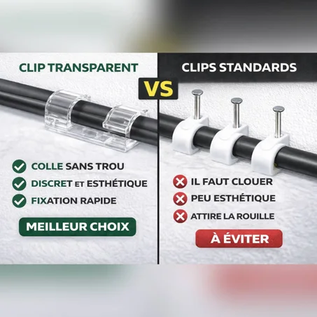 Fixations pour câbles