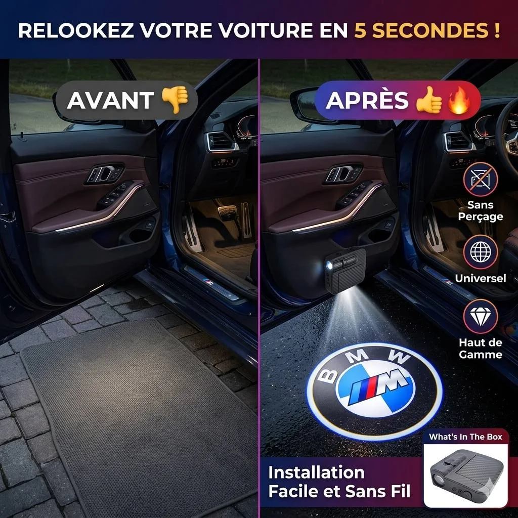 Projecteur LED Logo voiture