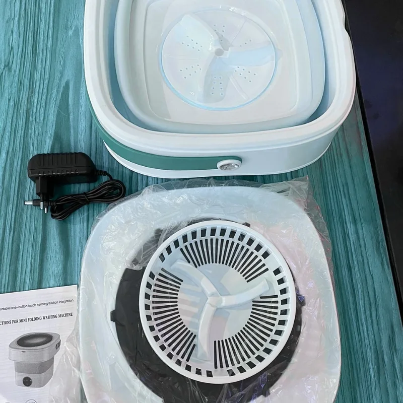 الغسالة المحمولة القابلة للطي