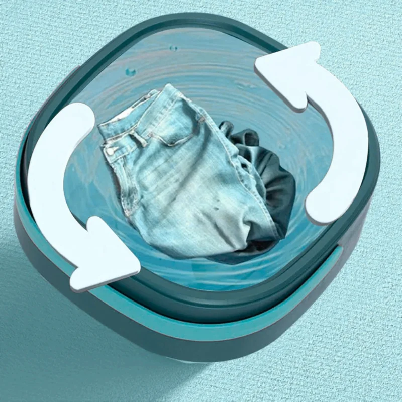 الغسالة المحمولة القابلة للطي