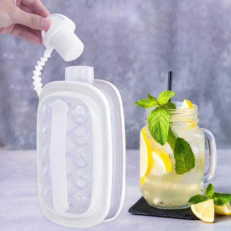 Gourde a glacons 2 en 1