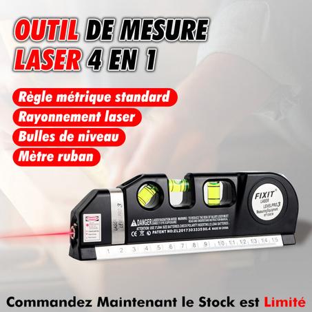 Outil de Mesure Laser Multifontionnel 4 en 1