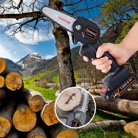 Mini tronçonneuse électrique à main