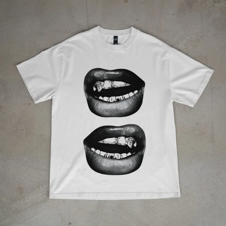 TSHIRT MOUTH TOP VENDU