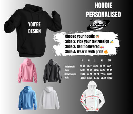 Personalized Hoodie – Custom Design, Premium Quality & Free Shipping