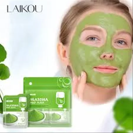 Masque vert pour les soins de la peau