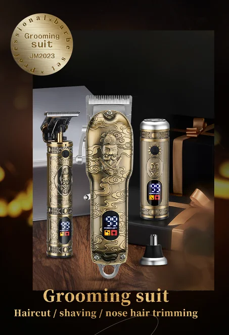 Hair Clippers Set ماكينة حلاقة الشعر للرجال