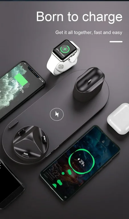 6 in 1 Charger Dock قاعدة شحن 6 في 1