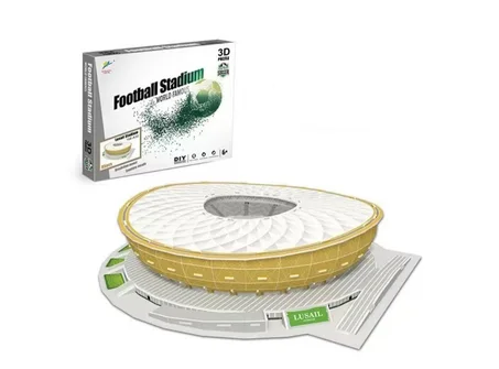 3D Stadium Puzzle نموذج ملعب لوسيل