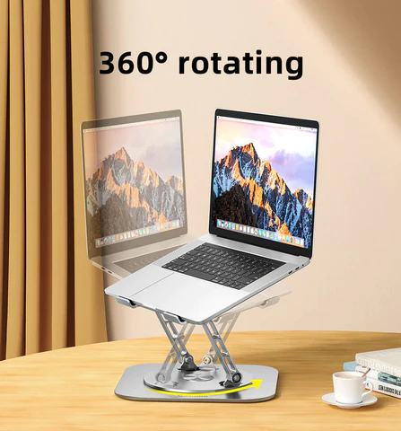 Support pivotant à 360 ° pour ordinateur portable - Support réglable en  hauteur et en angle - Compatible avec[S231]
