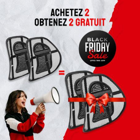 Support lombaire pour le bas du dos pour voiture et au Bureau AB