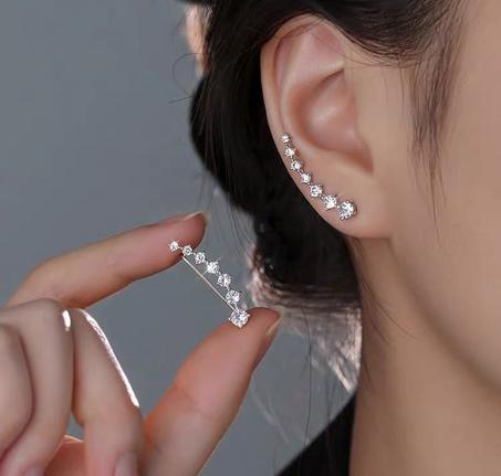 Boucles diamant sept étoiles