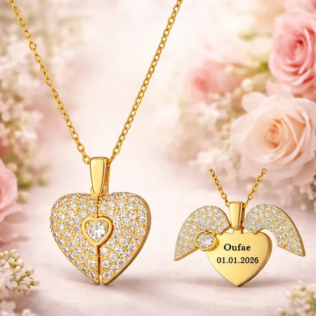 Collier coeur personnalisé