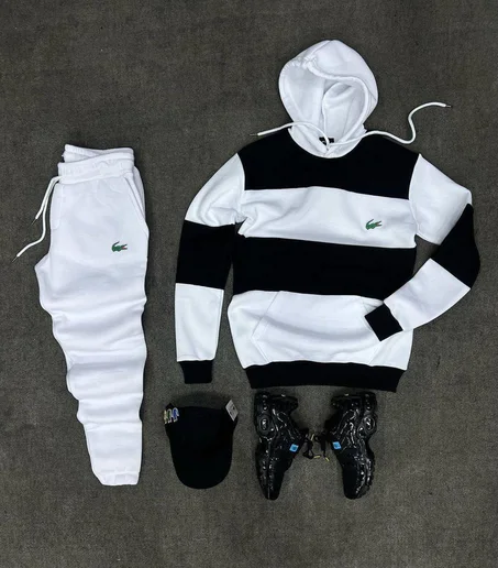 LACOSTE  جديد أنصومبل ( سروال + قبية )