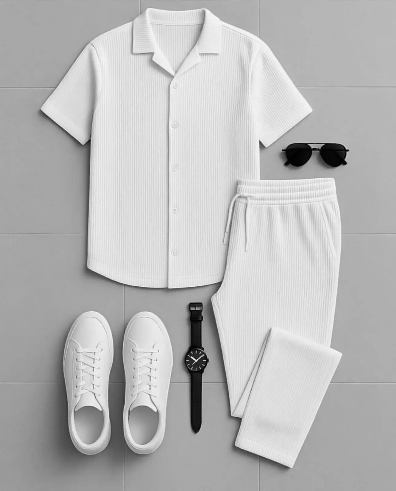 Ensemble 2 pièces chemise + pantalon