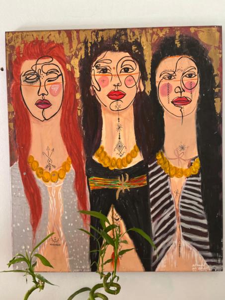 3 tableau pour L’âme de l’Atlas `