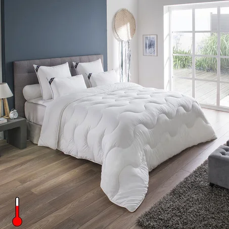 غطاء سرير دافئ مصنوع من القطن بنسبة 100% + 2 غطاء وسادة