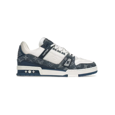 Louis Vuitton LV Trainer white blue