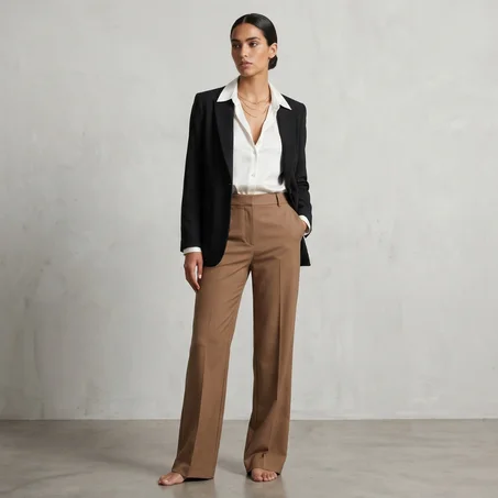 Pantalon Wide-Leg Premium Signature Modhila