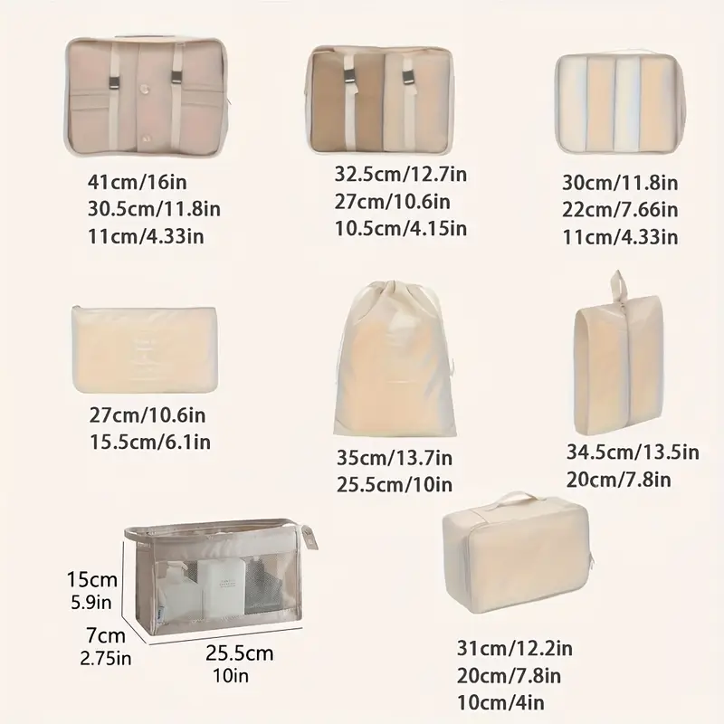Rangements de valise منظّم الحقائب