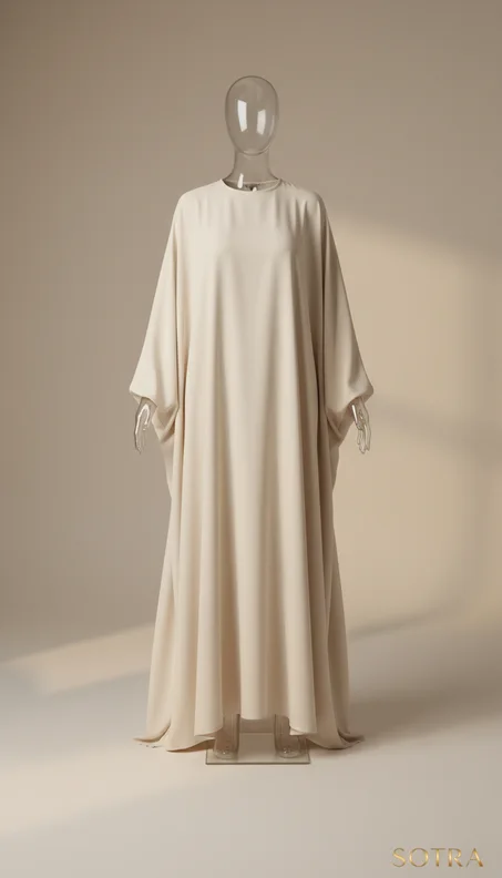 عباية للصلاة بتصميم شرعي وقصّة فضفاضة