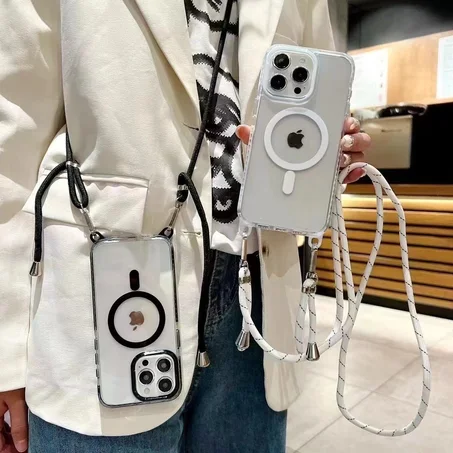 Coque iPhone MagSafe avec cordon