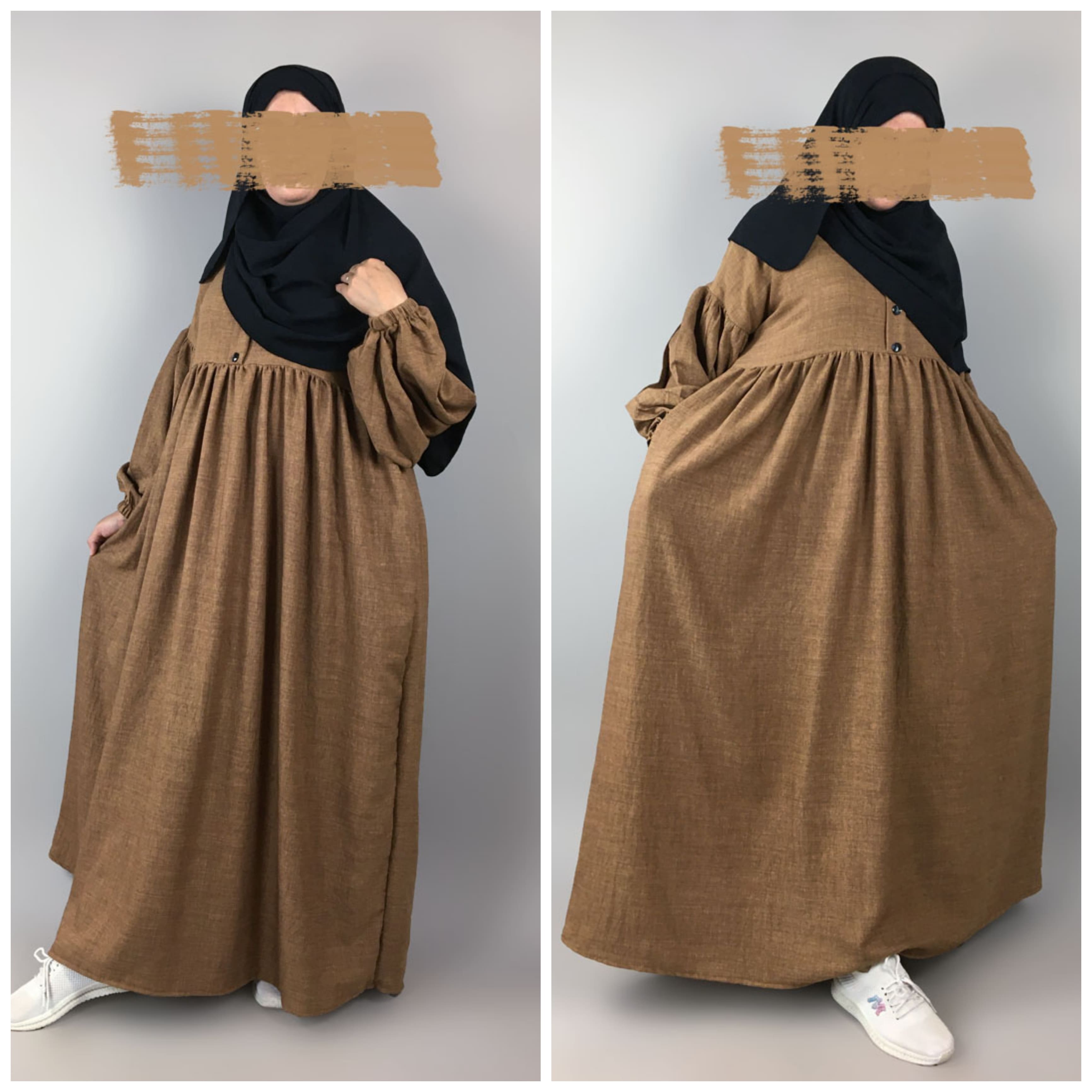 تصميمك الفريد: عباية فضفاضة وعصرية