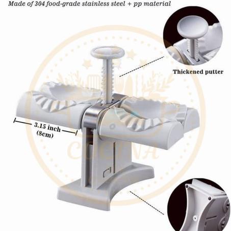 آلة صنع الفطائر الأوتوماتيكية المنزلية مزدوجة الرأس