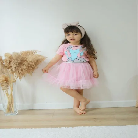 ( Jupe + Pull ) أونسومبل صيفي للبنات