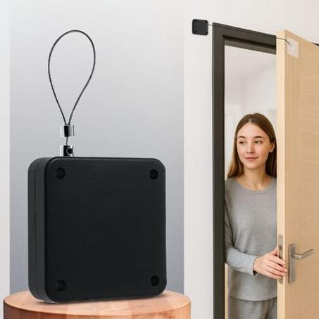 جهاز إغلاق الباب أوتوماتيكيًا (أسود)