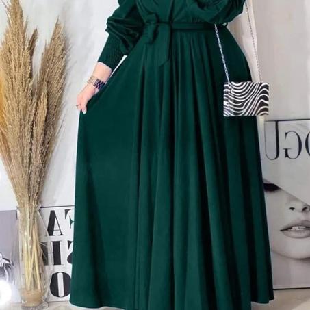 كسوة كلوش مخدومة بثوب الكريب رائعة للغاية❤❤