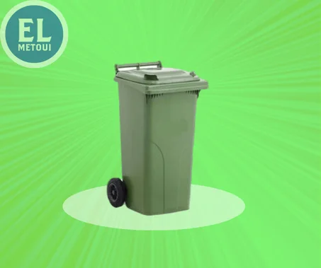 POUBELLE 120L 2ROUES VERT