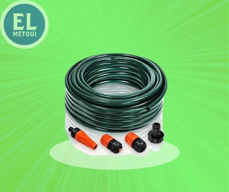 Kit tuyau d'arrosage complet - 15 M vert dim 15mm