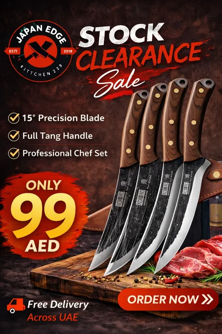 4 piece  butcher set