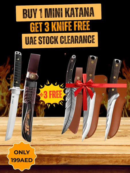 Buy 1 Get 3 free  Japanese Chef Knife (🔥LAST DAY PROMOTION - SAVE 50% OFF)