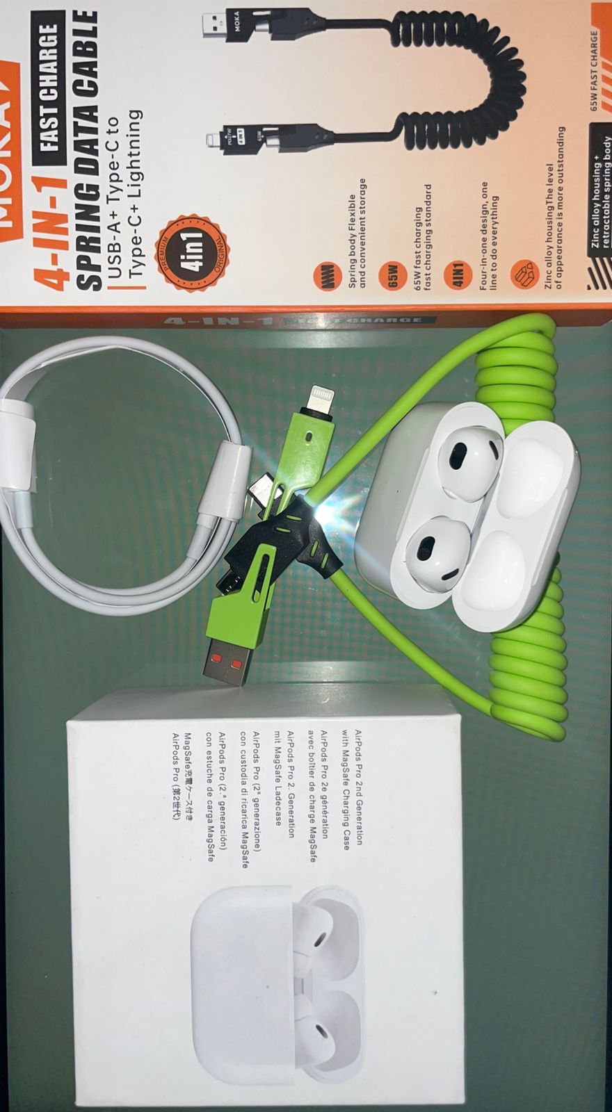 Apple AirPods Pro2/3 + Charger 4*1