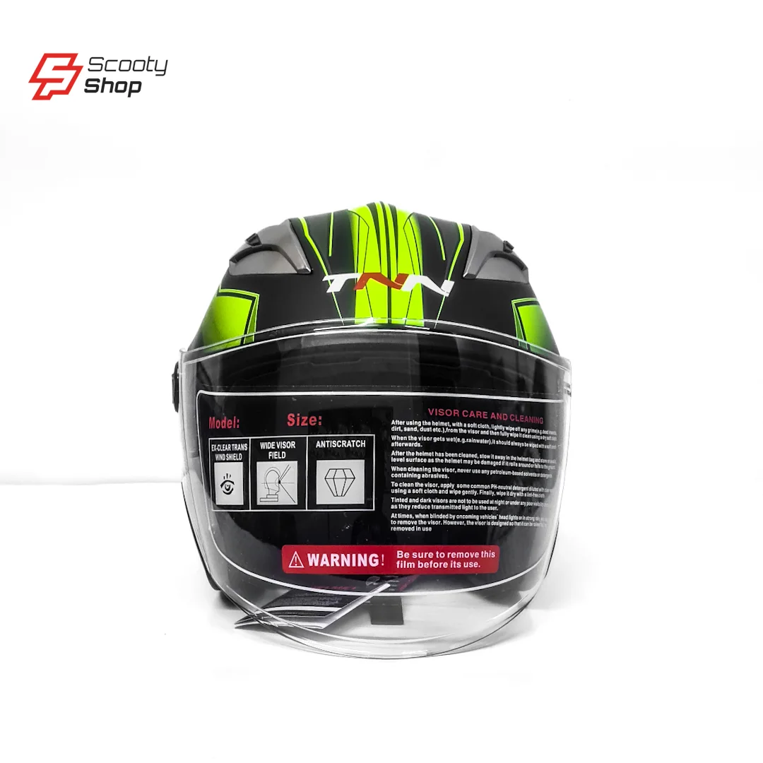 Casque TNN Demi - VERT PISTACHE/NOIR