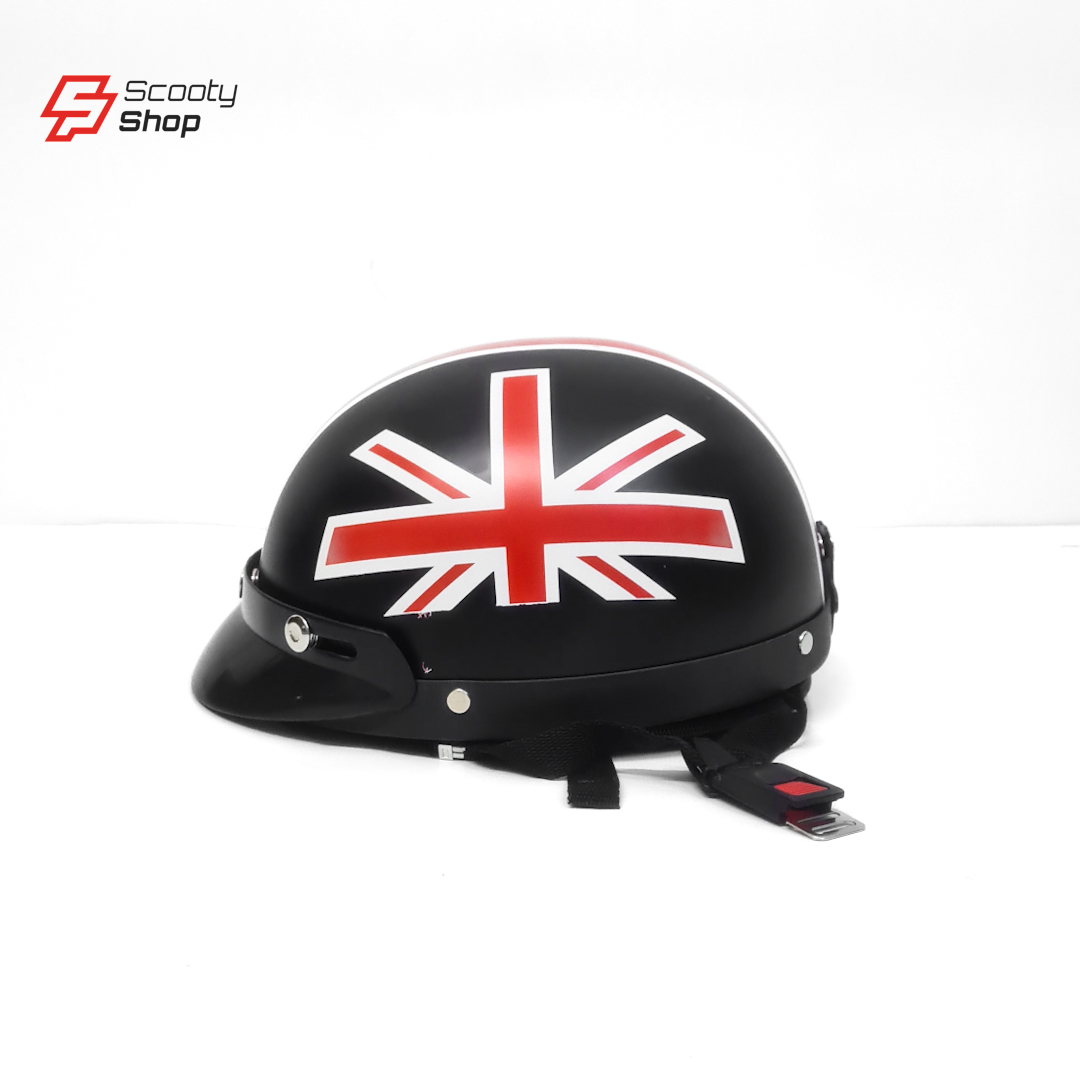 Casque Demi Cuir - Avec Lunette - Britagne