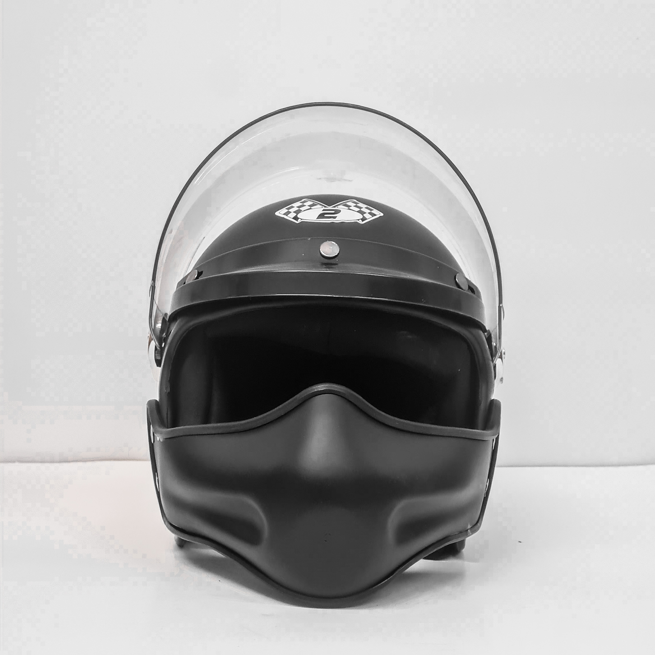 Casque Moto Racing - Noir