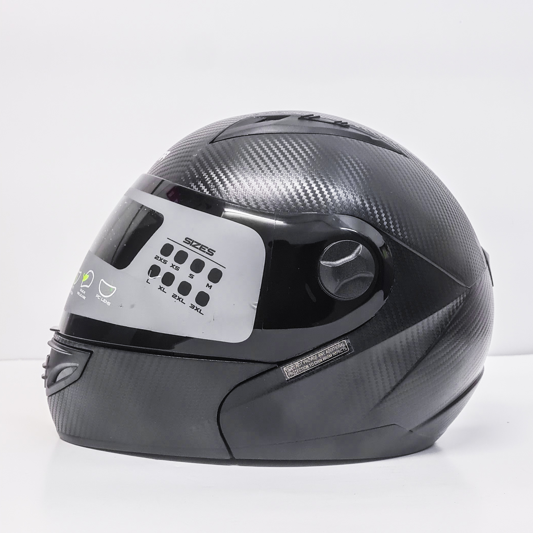 Casque AeroStar Carbon+ Intégrale Réglabe - Noir