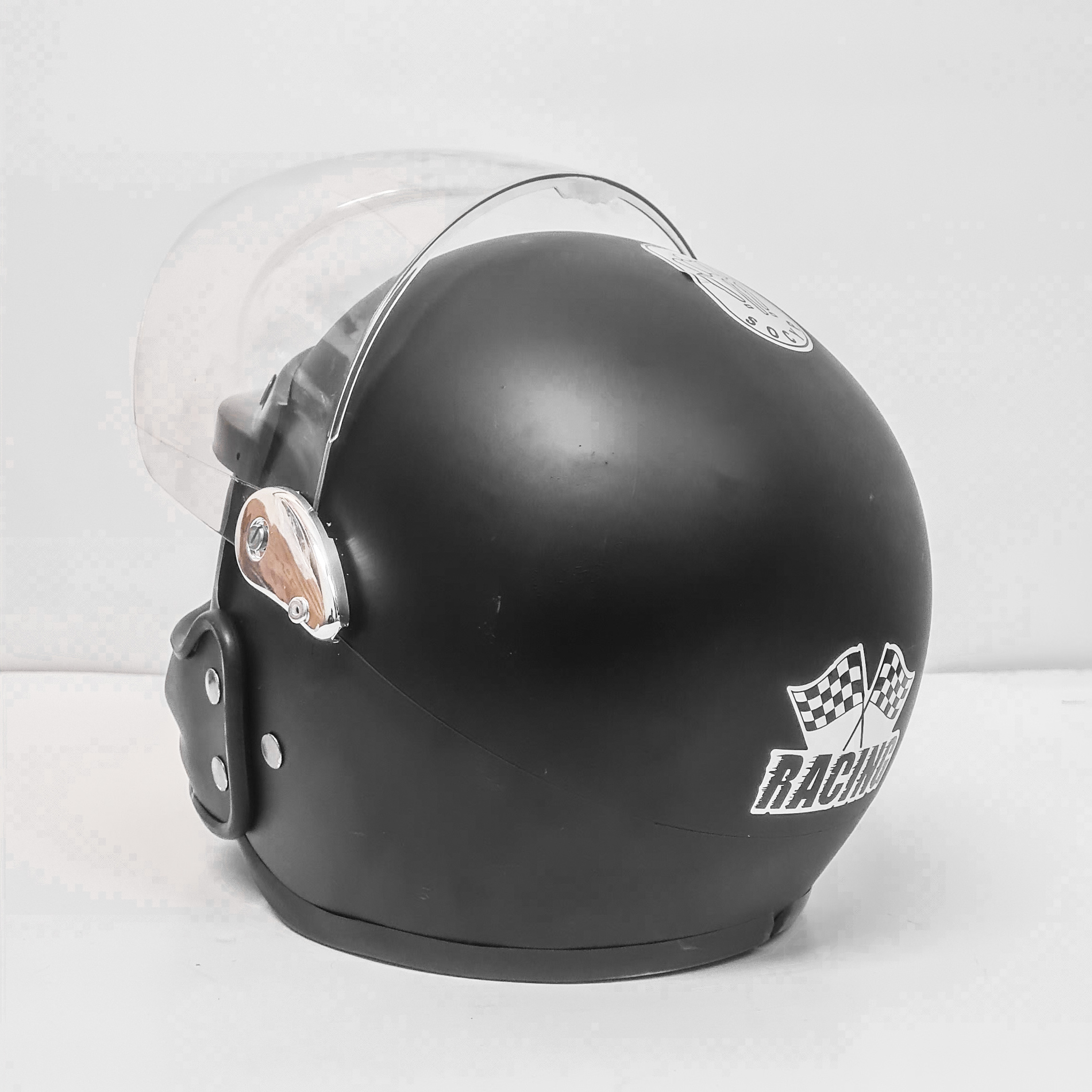 Casque Moto Racing - Noir