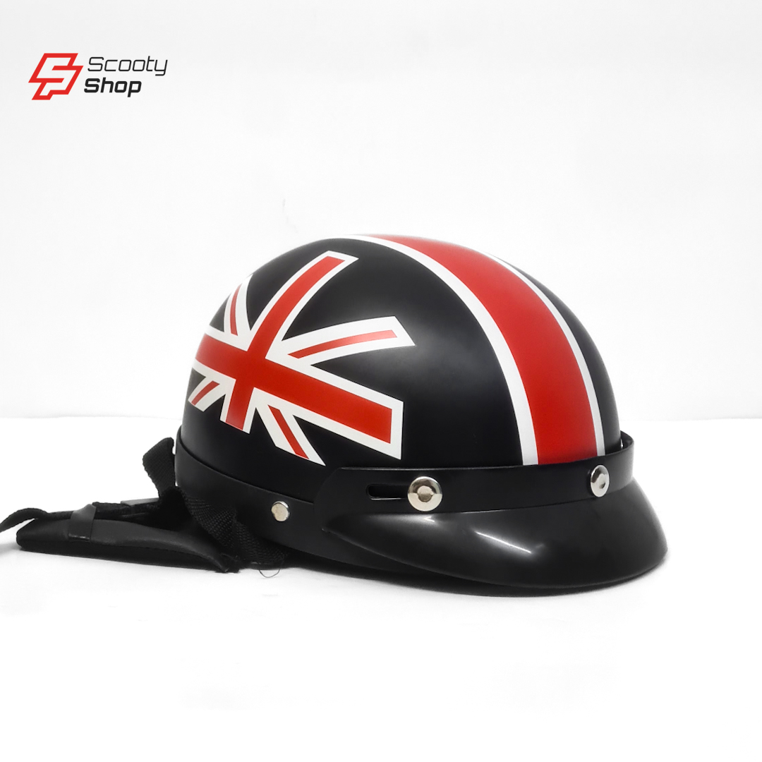 Casque Demi Cuir - Avec Lunette - Britagne