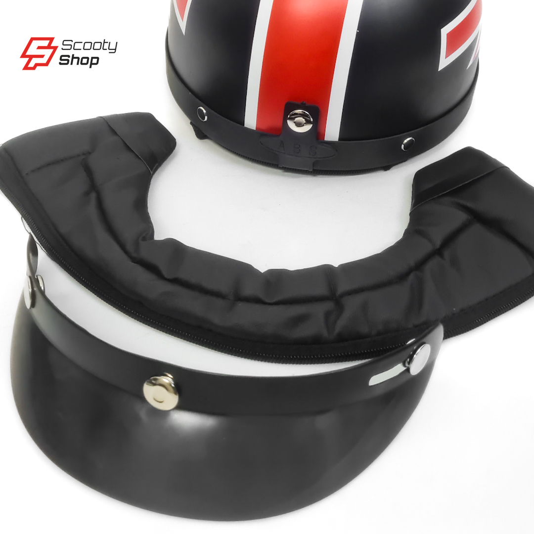 Casque Demi Cuir - Avec Lunette - Britagne