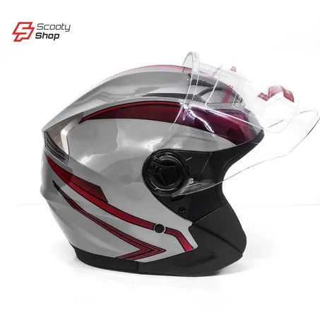 Casque TNN Demi - Gris/Rouge