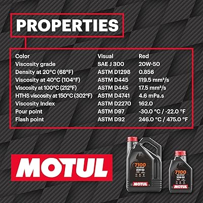 MOTUL 7100 20W50 1L 100% SYNTHÉTIQUE
