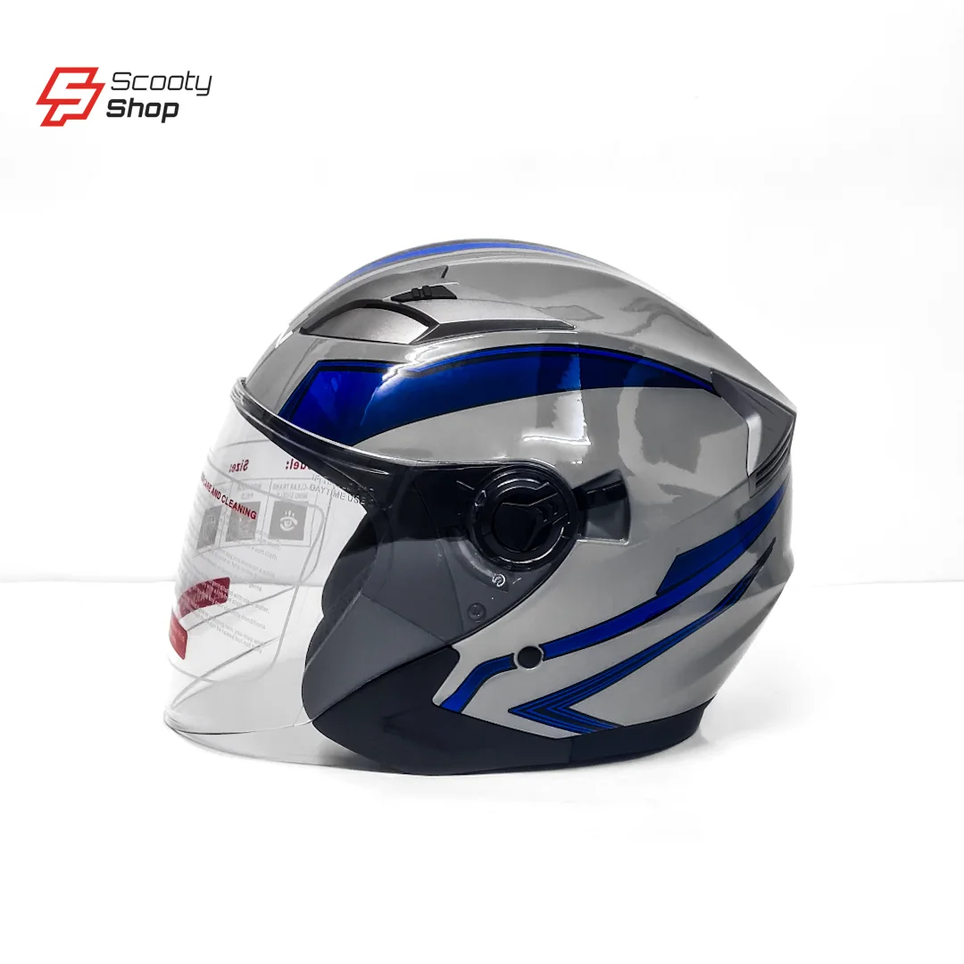 Casque TNN Demi - Gris/Bleu